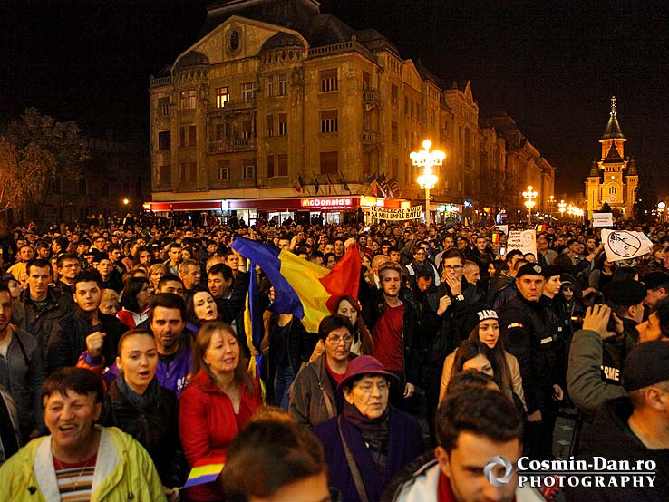 Miting de solidaritate cu diaspora - Timisoara