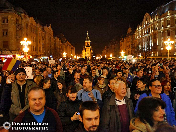 Miting de solidaritate cu diaspora - Timisoara