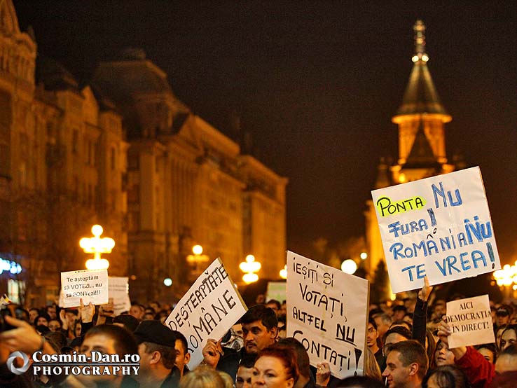Miting de solidaritate cu diaspora - Timisoara