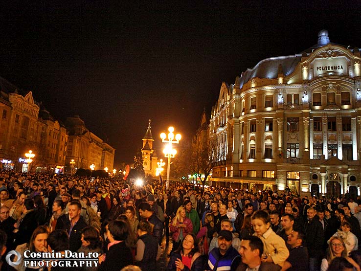 Miting de solidaritate cu diaspora - Timisoara