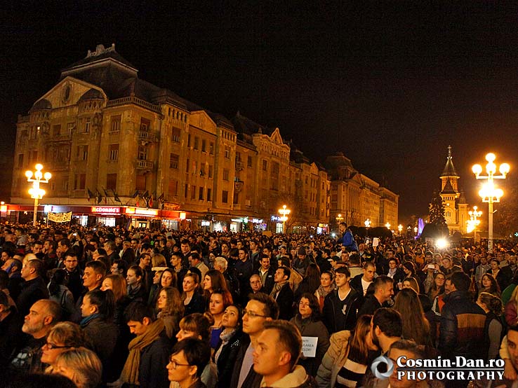 Miting de solidaritate cu diaspora - Timisoara