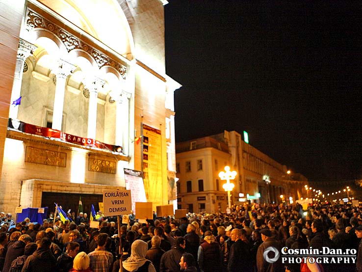 Miting de solidaritate cu diaspora - Timisoara